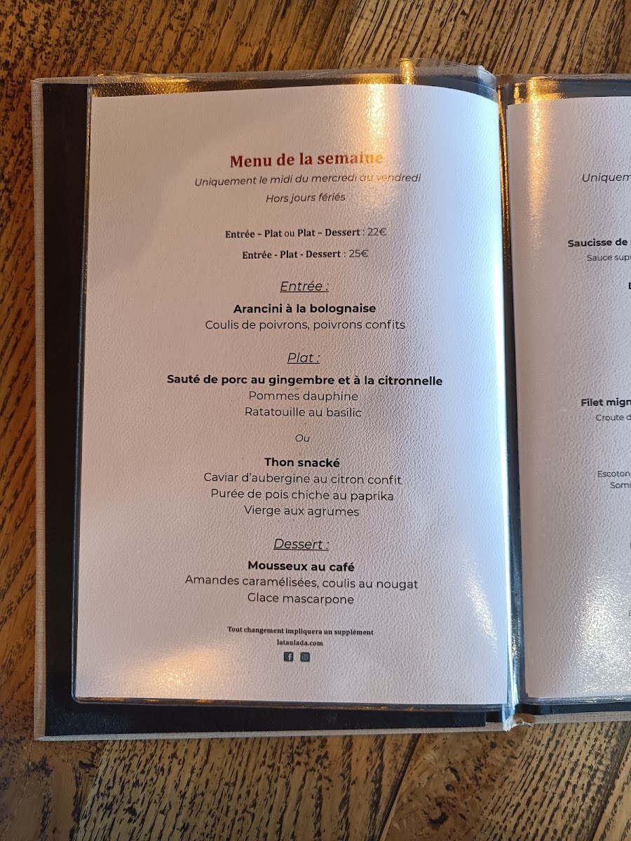 Menu Café Chez Dupont-8